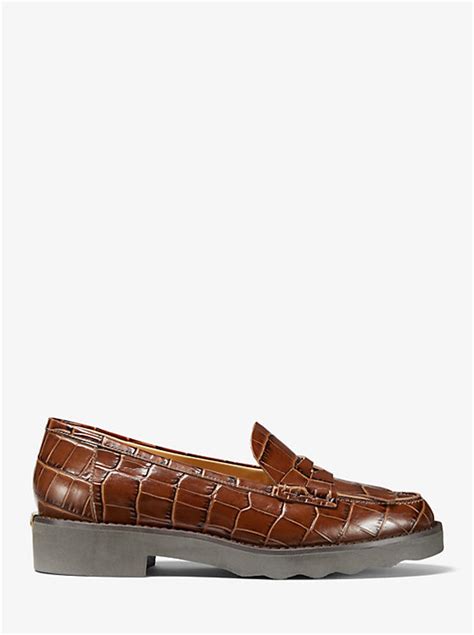 michael kors alberta patent leather kiltie loafer|Michael Kors Alberta Loafer Pumps .